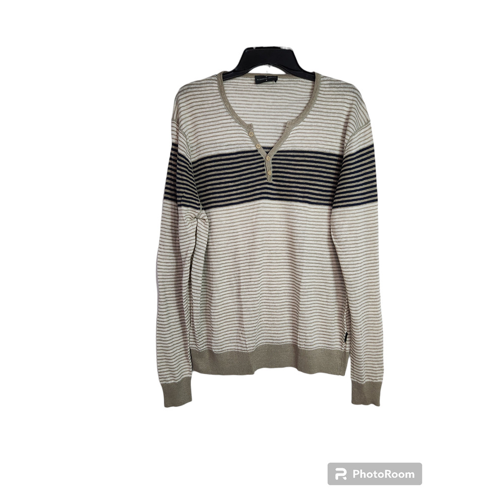 Roberto Verino Stripes Linen Knit Sweater